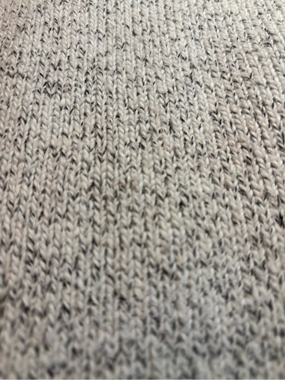 Heather Light Gray Knit Sweater
